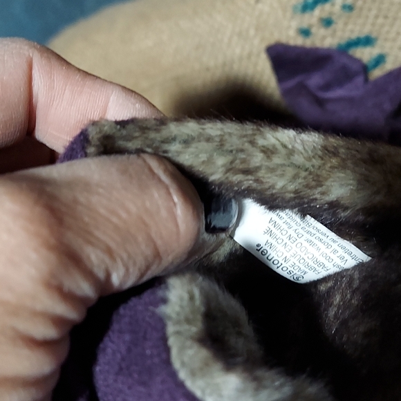 NWOT Slippers, purple, size 7.5-8 - Picture 3 of 5